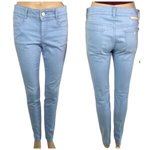 Stella McCartney Women's Baby Blue Stretch Skinny Jeans Pants